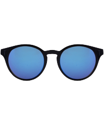 Gafas de sol de color negras liso unisex Azul marino vista frontal