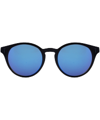 Unisex Solid Sonnenbrille Marineblau Vorderansicht