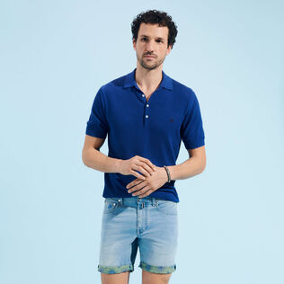 Bermudas con estampado Sud para hombre Light denim w3 detalles vista 1