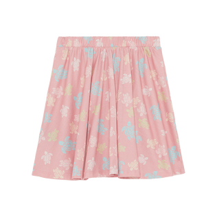 Falda con cinturilla elástica y estampado Ronde Des Tortues para niña Boudoir vista trasera
