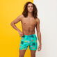 Men Swim Trunks Ronde Des Tortues Multicolore Nenuphar front worn view