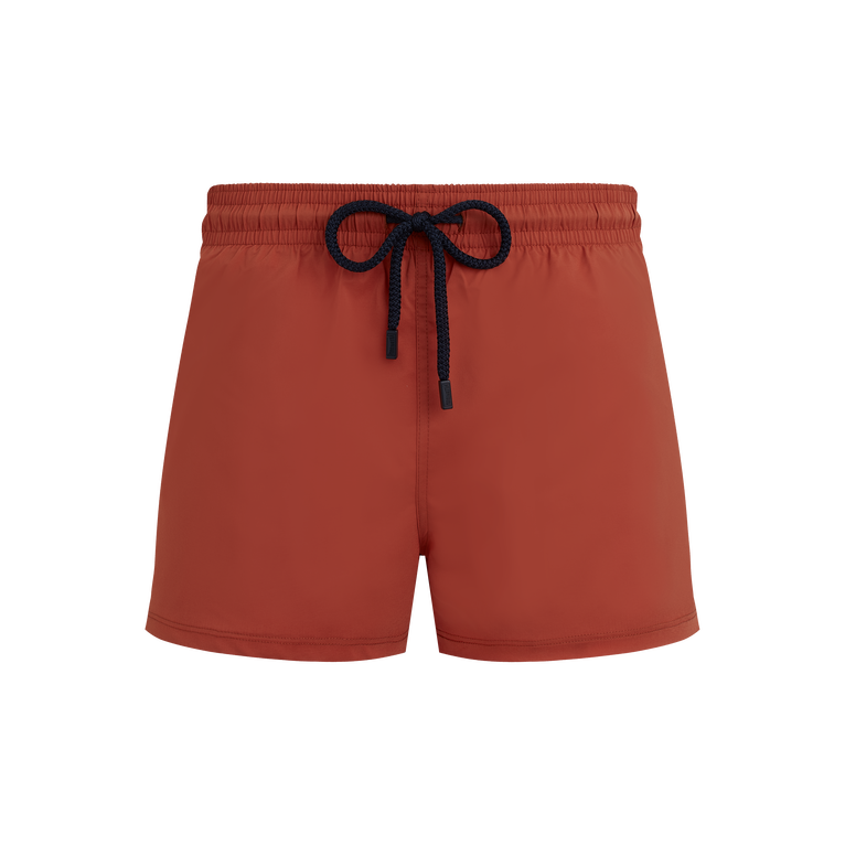 Men Swimwear Short And Fitted Stretch Solid - Swimming Trunk - Man - Red - Size XL - Vilebrequin