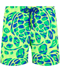 Costume da bagno uomo Neo Turtles Giallo fluorescente vista frontale