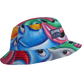 Gorro de pescador con estampado Faces In Places para hombre - Vilebrequin x Kenny Scharf Multicolores vista frontal