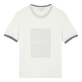 Camiseta de lino con estampado Poulpes Bicolores para hombre Off white vista trasera