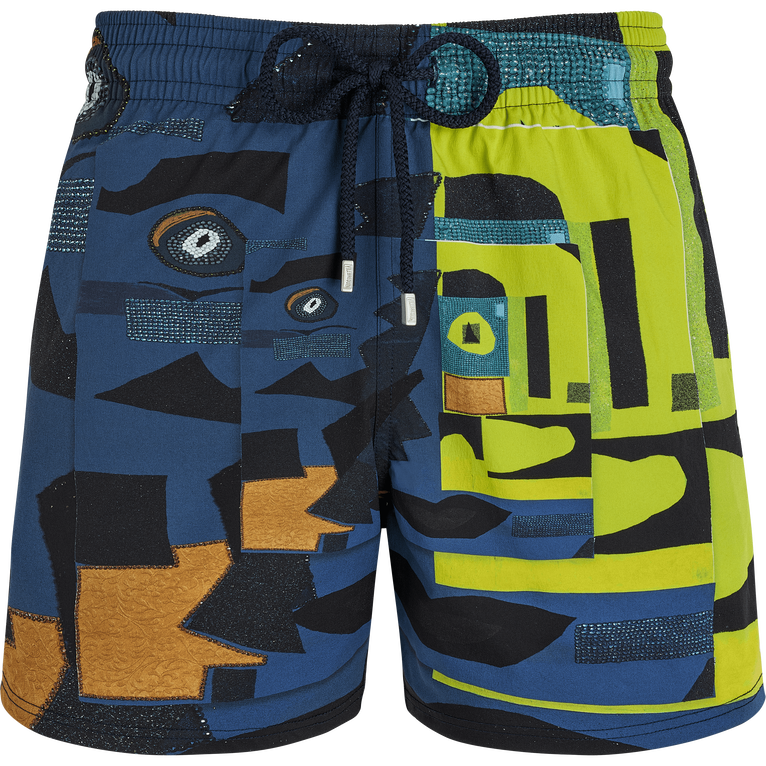 Men Stretch Swim Shorts Eternité - Swimming Trunk - Moorise - Blue - Size L - Vilebrequin