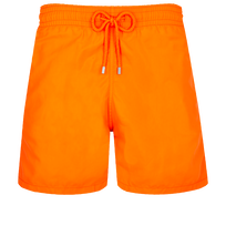 Bañador de color liso para hombre Zanahoria vista frontal