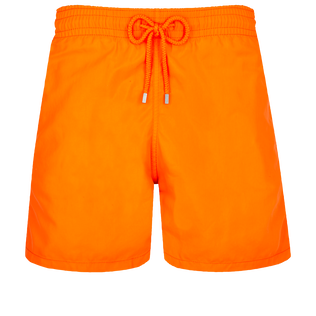 Bañador de color liso para hombre Zanahoria vista frontal