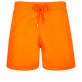 Bañador de color liso para hombre Zanahoria vista frontal