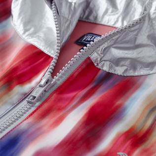 Ikat Windjacke mit Kapuze für Mädchen Multicolor Details Ansicht 1