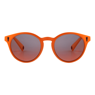 Gafas de sol de color liso unisex Neon orange vista frontal