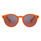 Lunette de Soleil Flottante orange unie Orange fluo vue de face