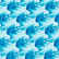 Bañador de una sola pieza con estampado Micro Waves para niña Lazulii blue 