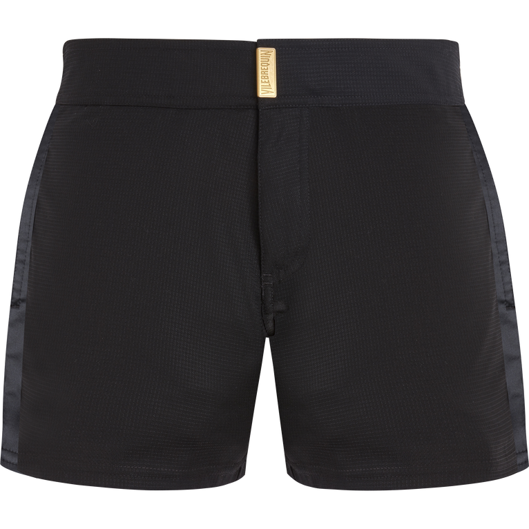 Men Wool Swim Shorts Tailoring - Midnight - Black