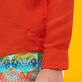 Camisa de lino lisa para hombre Nispero detalles vista 3