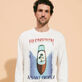 Sudadera de cuello redondo de algodón con estampado Inboard Boat para hombre Off white detalles vista 2