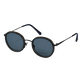 White Tulipwood Women and Men Sunglasses - VBQ x Shelter Black back view