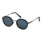 Gafas de sol unisex blancas de madera Tulipwood de la colección VBQ x Shelter Negro vista trasera