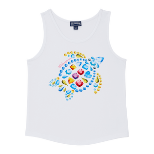 Camiseta de niña blanca clearance