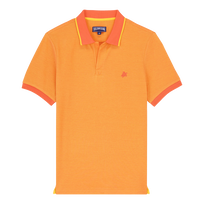 Men Cotton Changing Color Polo Solid Corn front view