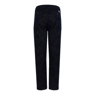 Joggers vaqueros flocados con estampado Starlettes para hombre Dark denim w1 vista trasera
