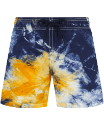 Boys Swim Shorts Tie & Dye Navy front view