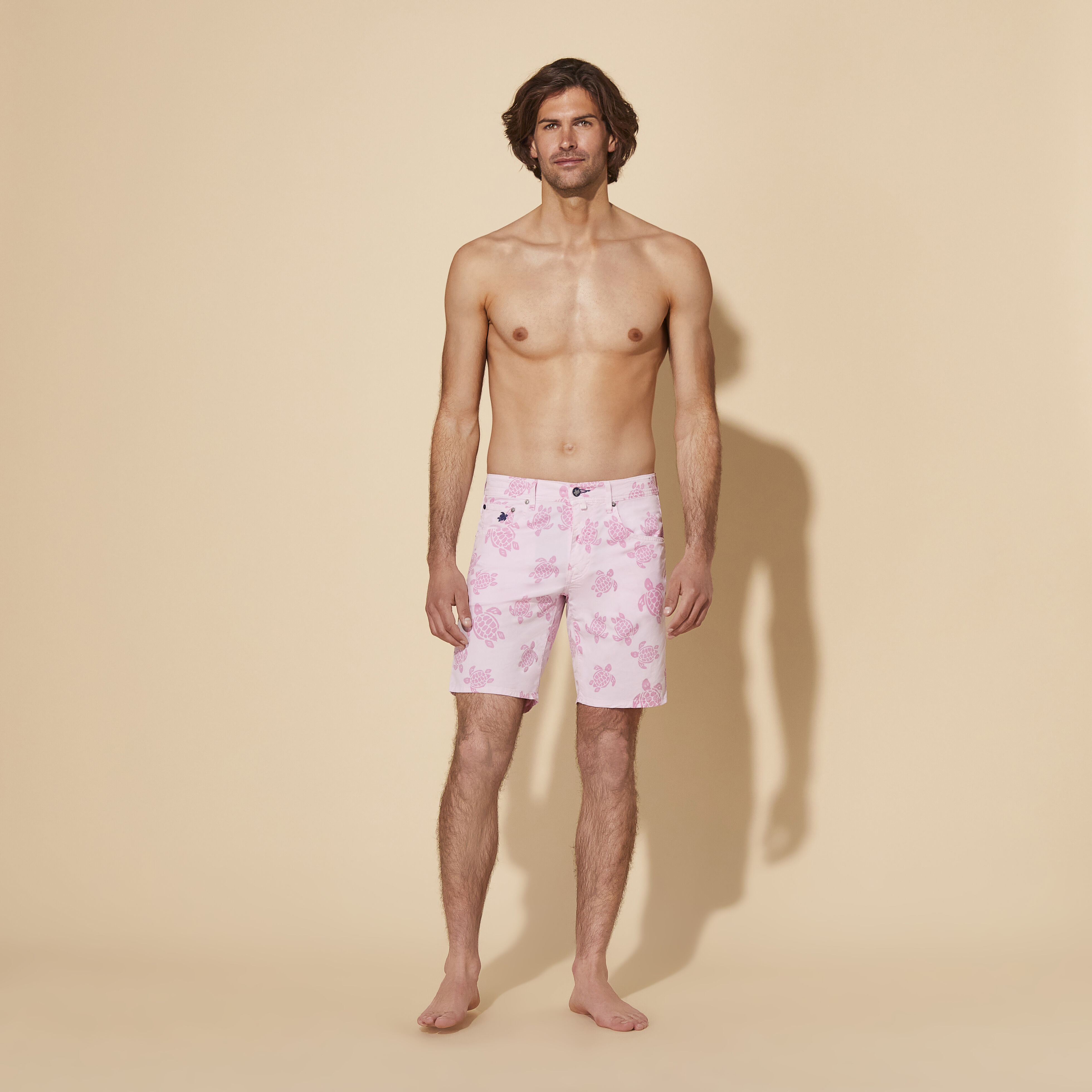 Bermudas rosadas para sale hombre