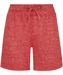 Women Linen Shorty Solid  front view