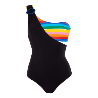 Bañador de una sola pieza de corte con estampado Rainbow para mujer - Vilebrequin x JCC+ - Edición limitada Sitio web de Vilebrequin | CELH9K23