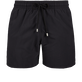 Bañador de color liso para hombre Negro vista frontal