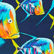 Maillot de bain homme Piranhas Bleu marine 