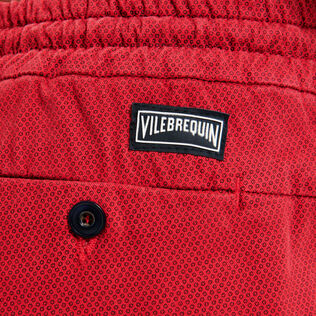 Pantalón de chándal con estampado Micro Dot Garbadine para hombre Rojo detalles vista 3