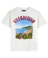Men Cotton T-shirt St Barth Off white front view