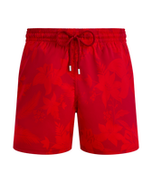 Maillot de bain court stretch homme Flower Power Lipstick vue de face