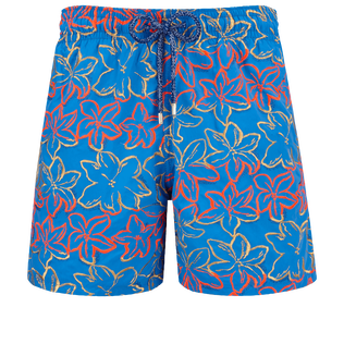 Men Swim Shorts Embroidered Raiatea - Limited Edition Earthenware front view