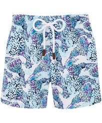 Women Swim Shorts Isadora Fish White front view