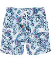 Women Swim Shorts Isadora Fish White front view