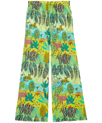 Donna Altri Stampato - Pantaloni donna in cotone Jungle Rousseau, Zenzero vista frontale