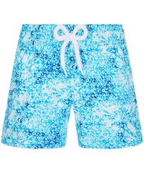 Niñas Autros Estampado - Girls Swim Shorts Flowers Tie & Dye, Azul marino vista frontal