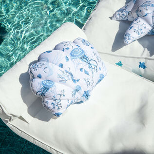 Cuscino conchiglie Medusa and Shells - VBQ x MX Home Bianco dettagli vista 1
