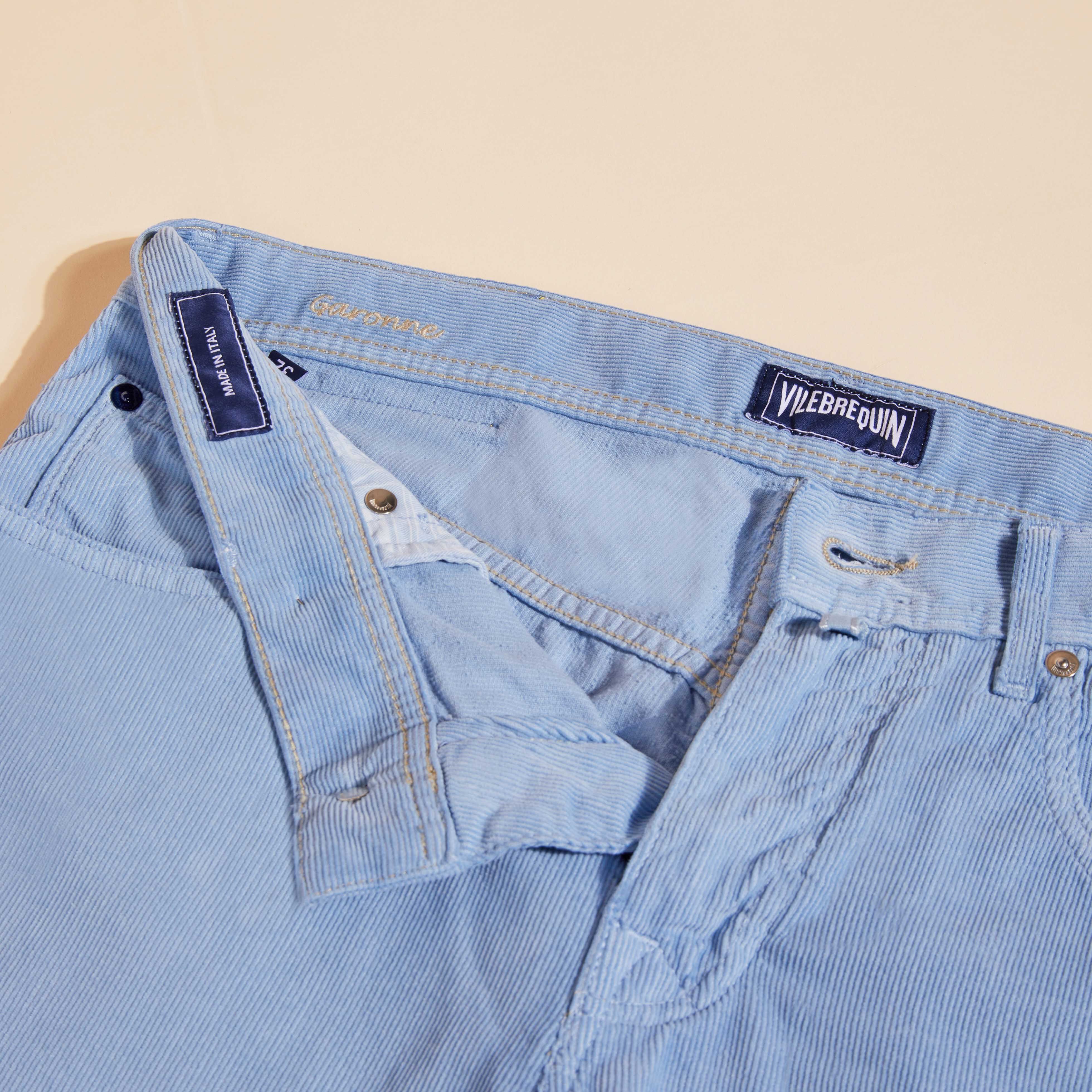 Bermuda velours homme best sale