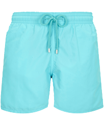 Men Swimwear Solid Lazulii blue front view