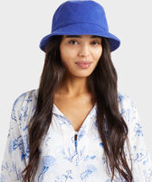 Solid Unisex-Frotteehut Marrakech Frauen Vorderansicht getragen