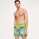Men Swim Shorts Jungle Rousseau Ginger front worn view