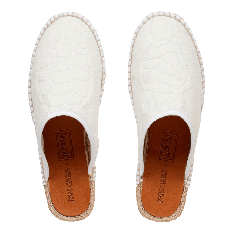 Men Terry Espadrille - Vbq X Pare Gabia - Shoes - Clay - White - Size 45 - Vilebrequin