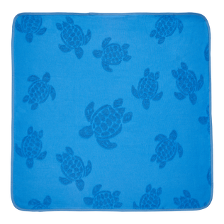 Baby Beach Towel Turtle Jacquard Solid Palace back view