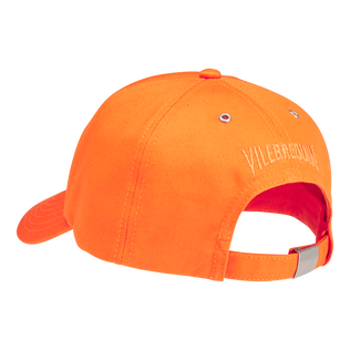 Unisex Cap Solid Carrot back view