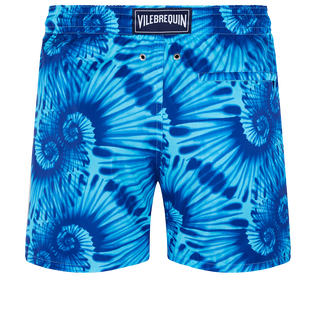 Men Others Printed - Men Swimwear Ultra-light and packable Nautilius Tie & Dye, Azure back view
