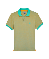 Men Organic Cotton Polo Shirt Solid Vitamin front view