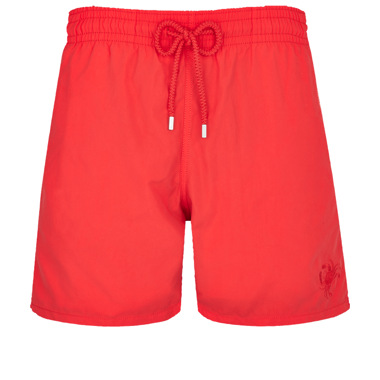 Men Swim Shorts Water-reactive Crabs & Shrimps - Swimming Trunk - Moorea - Red - Size XXXL - Vilebrequin